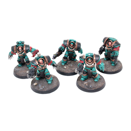 Warhammer Space Marines Horus Heresy Tartaros Terminator Squad Well Painted A13 - Tistaminis