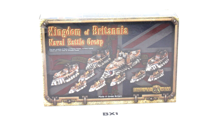 Dystopian Wars Kingdom of Britannia Navel Battle Group BX1