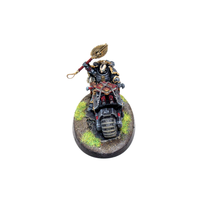 Warhammer Space Marines Primaris Chaplain on Bike Well Painted JYS12