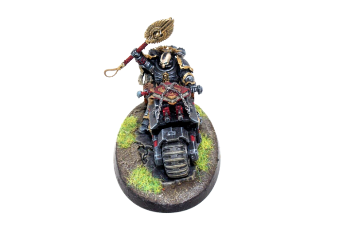 Warhammer Space Marines Primaris Chaplain on Bike Well Painted JYS12