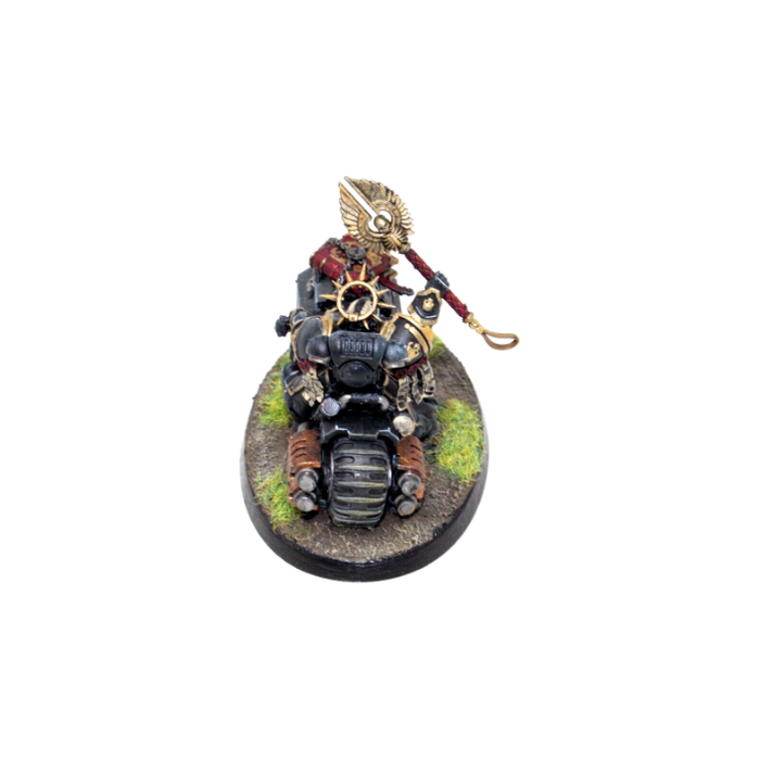 Warhammer Space Marines Primaris Chaplain on Bike Well Painted JYS12