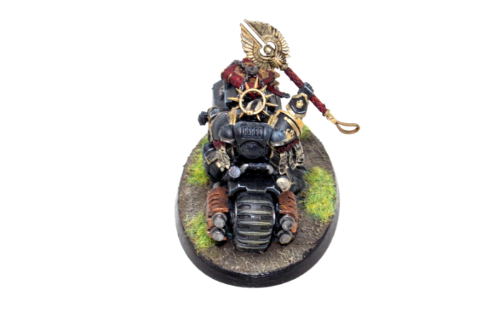 Warhammer Space Marines Primaris Chaplain on Bike Well Painted JYS12