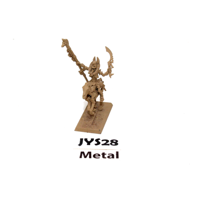 Warhammer Tomb Kings Tomb King Mounted Standard Bearer Metal JYS28 - Tistaminis