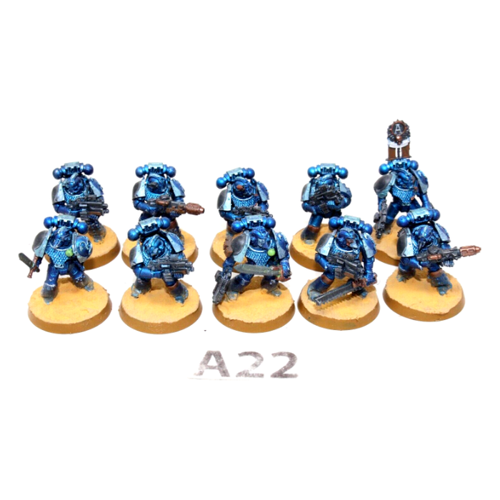 Warhammer Chaos Space Marines Horus Heresy Tactiacal Marines Well Painted A22