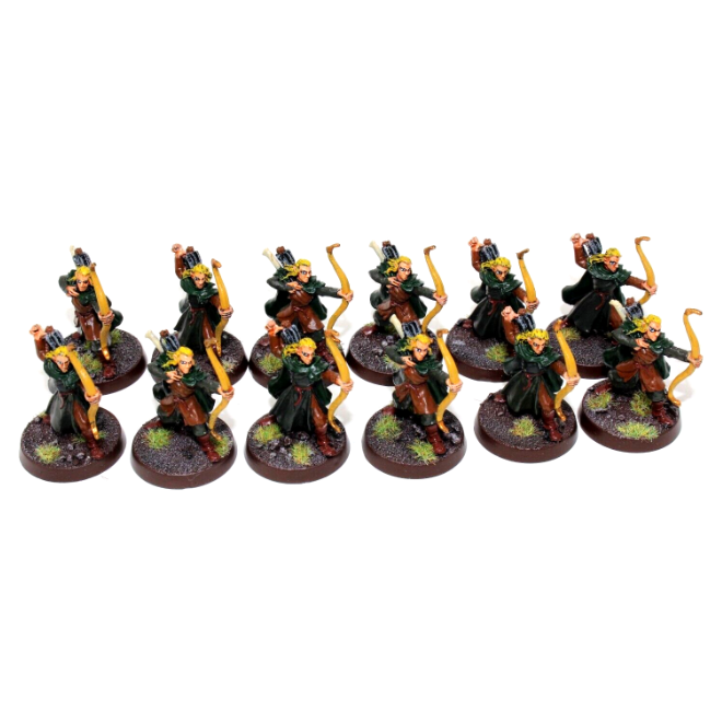 Warhammer Lord of the Rings Wood Elf Archers Metal JYS1