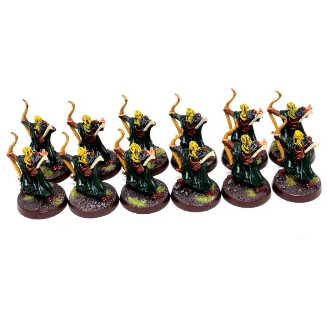 Warhammer Lord of the Rings Wood Elf Archers Metal JYS1