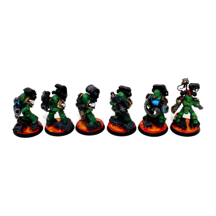 Warhammer Space Marines Devestator Squad Well Painted JYS55