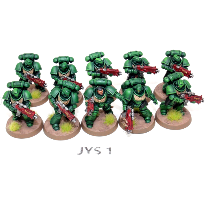 Warhammer Dark Angels Primaris Intercessors Well Painted JYS1