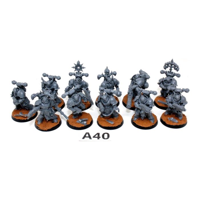 Warhammer Chaos Space Marines Tactical Marines A40