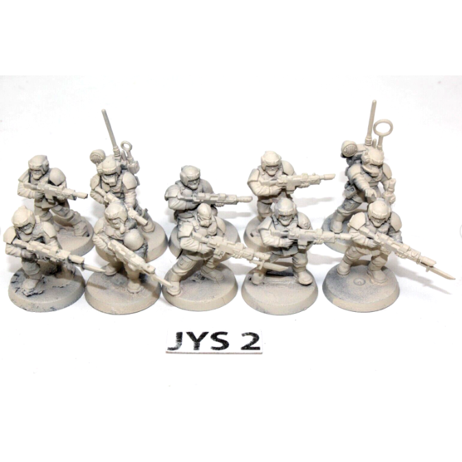 Warhammer Imperial Guard Cadian Shock Troops JYS2