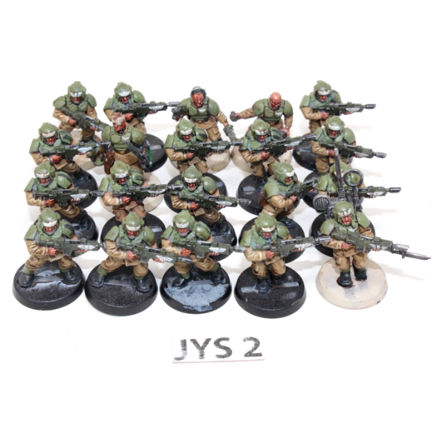 Warhammer Imperial Guard Cadian Shock Troops JYS2