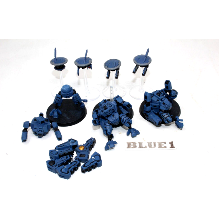 Warhammer Tau XV8 Crisis Battlesuit Team BLUE1