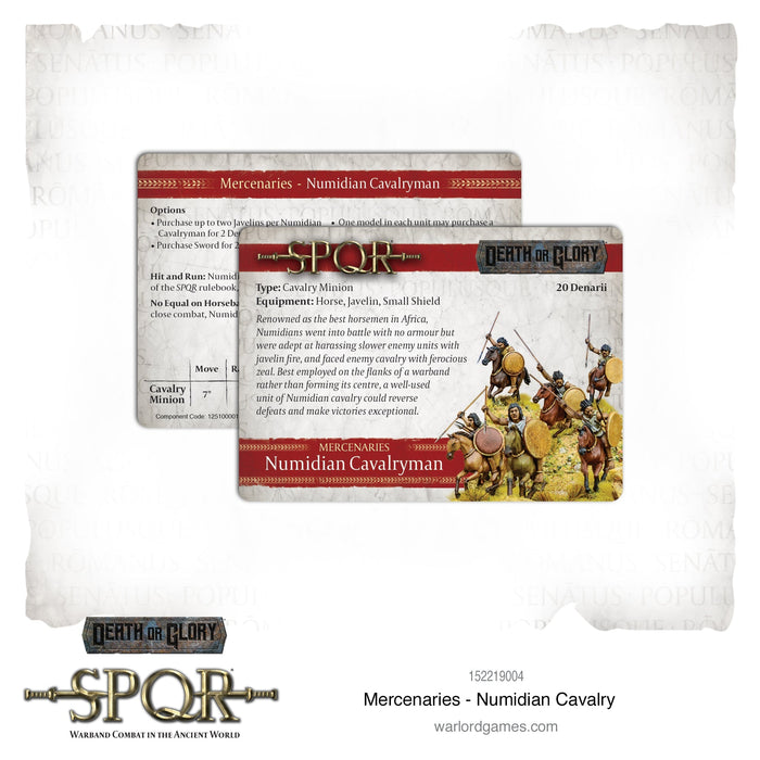 SPQR-Numidean Cavalry New - Tistaminis