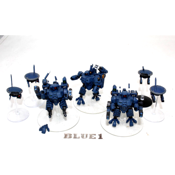 Warhammer Tau XV8 Crisis Battlesuit Team BLUE1