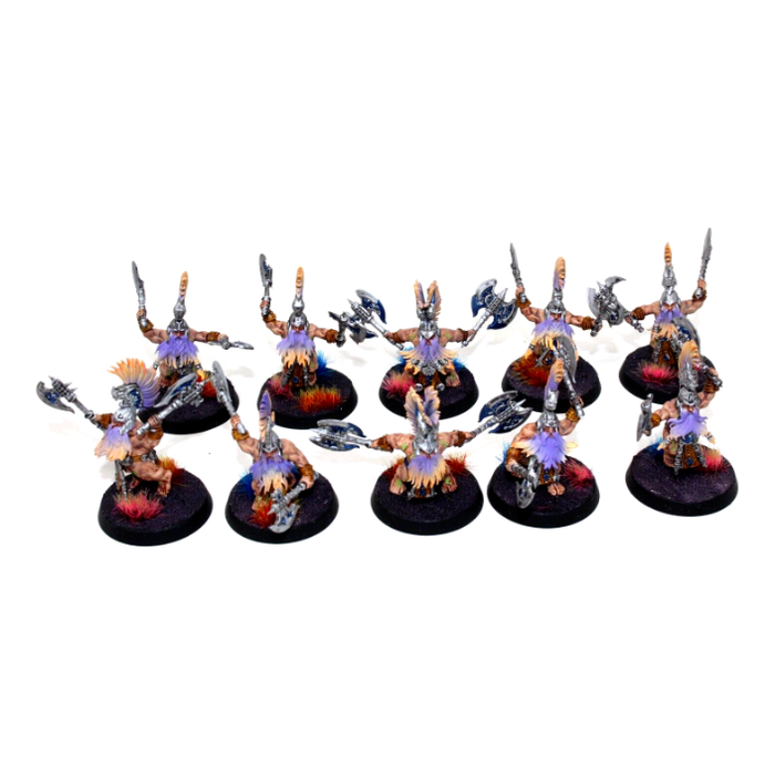 Warhammer Dwarves Fyreslayers Vulkite Berserkers Well Painted A26 - Tistaminis