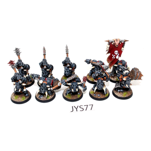 Warhammer Orcs and Goblins Black Orcs Well Painted JYS77 - Tistaminis