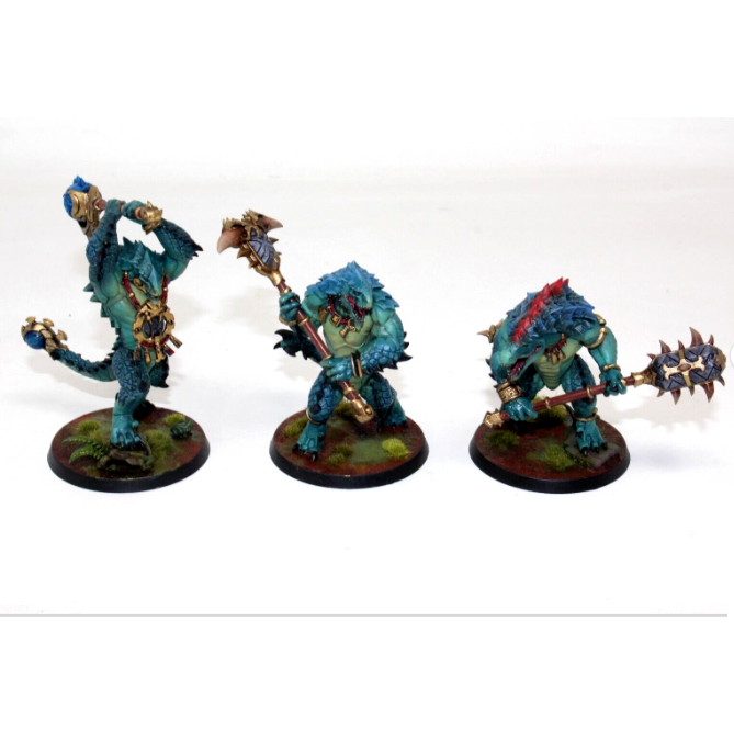 Warhammer Lizardmen Seraphon Kroxigor Well Painted