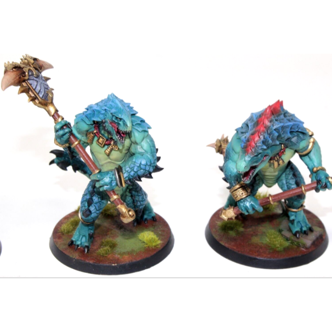 Warhammer Lizardmen Seraphon Kroxigor Well Painted