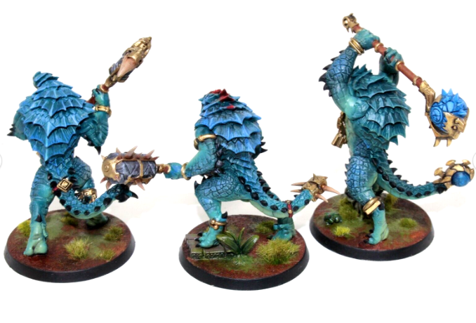 Warhammer Lizardmen Seraphon Kroxigor Well Painted