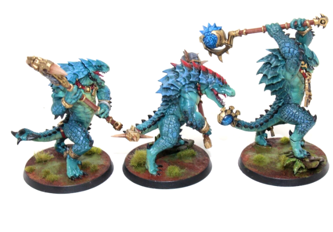 Warhammer Lizardmen Seraphon Kroxigor Well Painted