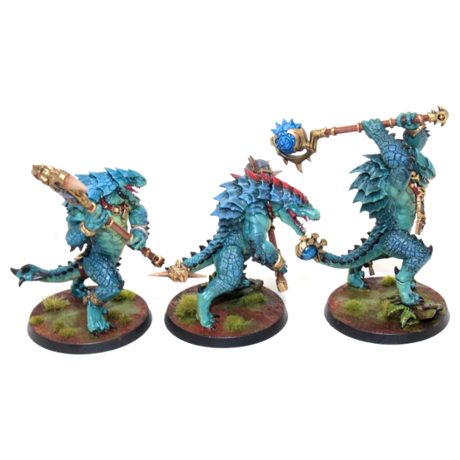 Warhammer Lizardmen Seraphon Kroxigor Well Painted