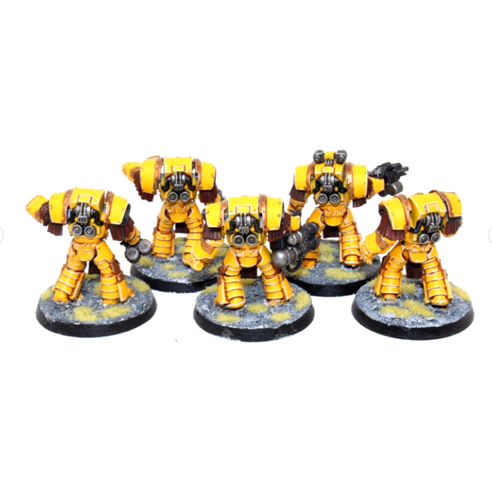 Warhammer Space Marines Horus Heresy Legion Cataphractii Terminator Squad Well Painted A29 - Tistaminis