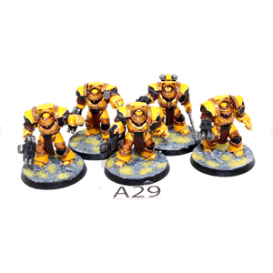 Warhammer Space Marines Horus Heresy Legion Cataphractii Terminator Squad Well Painted A29 - Tistaminis