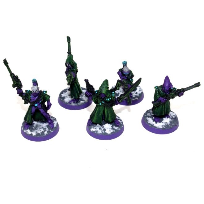 Warhammer Eldar Rangers Metal Well Painted JYS44