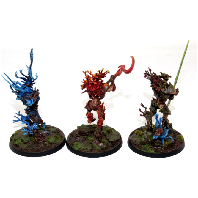 Warhammer Wood Elves Sylvaneth Kurnoth Hunters Well Painted