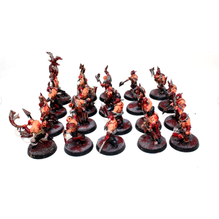 Warhammer Warriors of Chaos Blood Reavers Well Painted JYS63 - Tistaminis