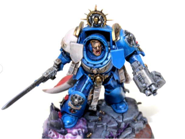 Warhammer Space Marines Primaris Captain in Terminator Armour Well Painted