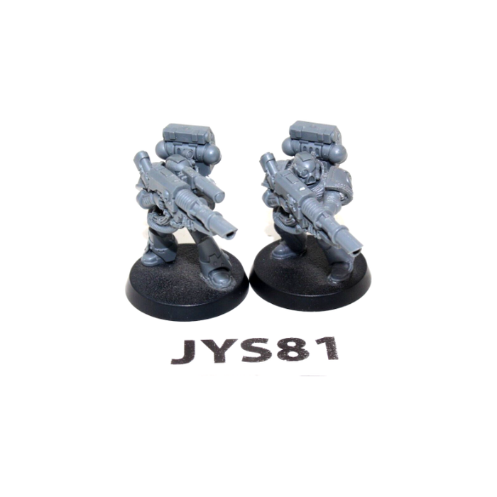 Warhammer Space Marines Devastators with Lascannons JYS81