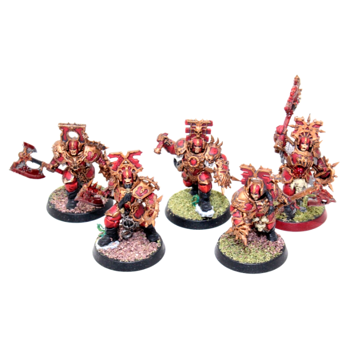 Warhammer Warriors of Chaos Blades of Khorne Blood Warriors Well Painted JYS40 - Tistaminis
