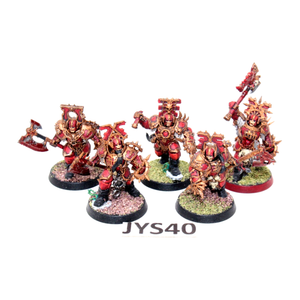 Warhammer Warriors of Chaos Blades of Khorne Blood Warriors Well Painted JYS40 - Tistaminis