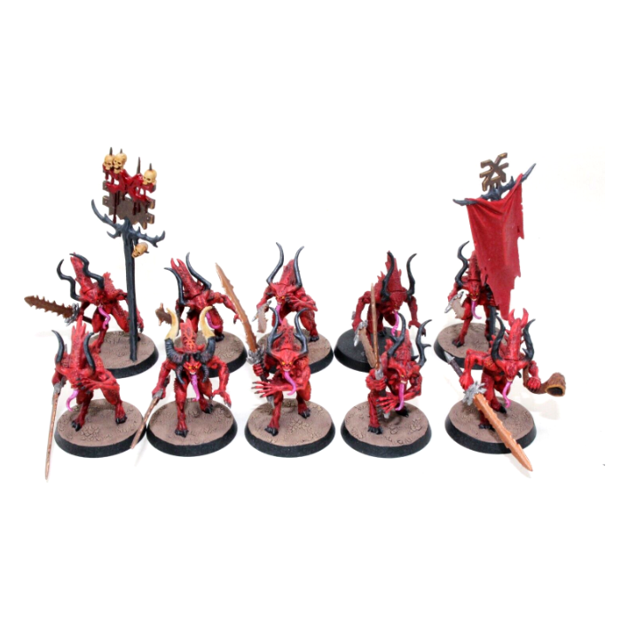 Warhammer Chaos Daemons Bloodletters Well Painted JYS41 - Tistaminis