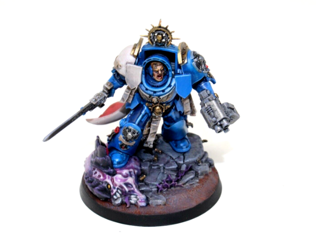 Warhammer Space Marines Primaris Captain in Terminator Armour Well Painted