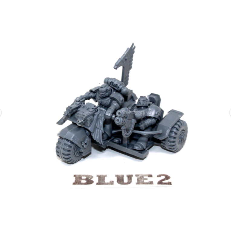 Warhammer Dark Angels Ravenwing Attack Bike BLUE2 - Tistaminis