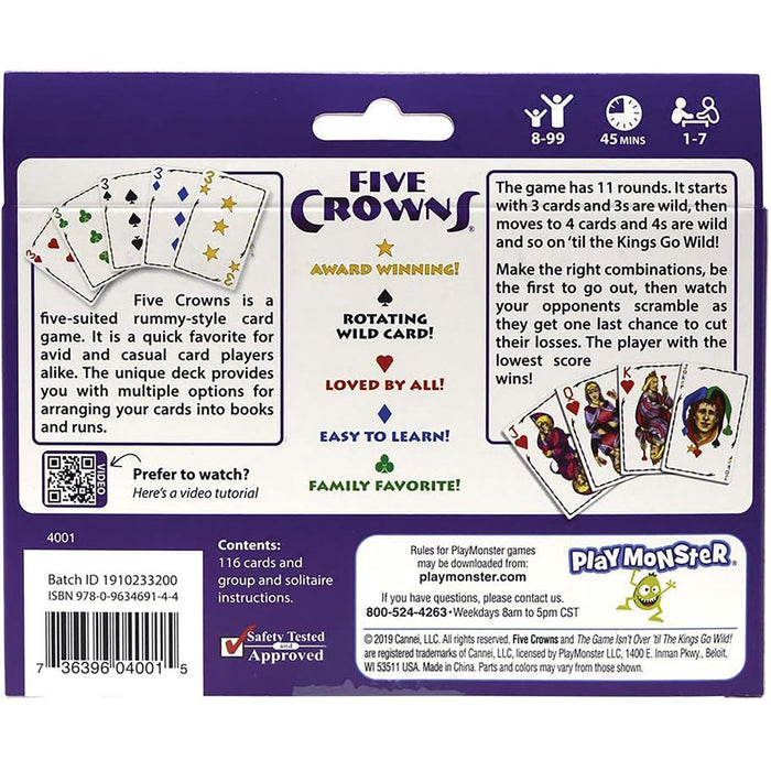 Five Crowns Rummy-Style Card Game