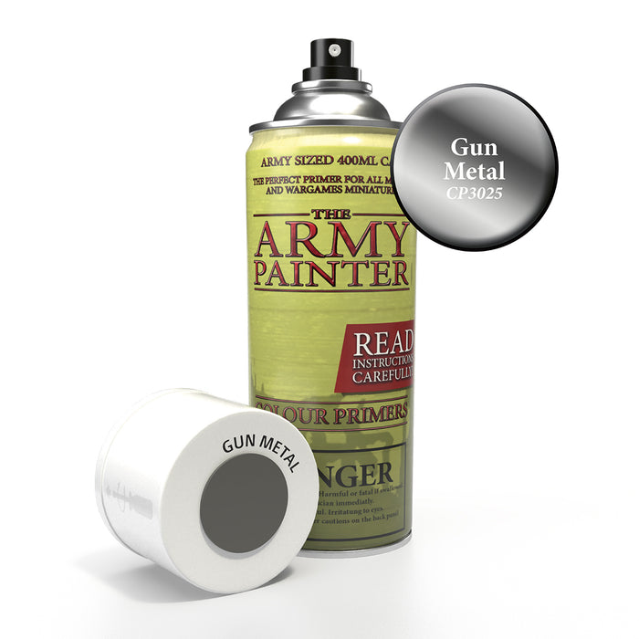 Army Painter Colour Primer - GUN METAL SPRAY