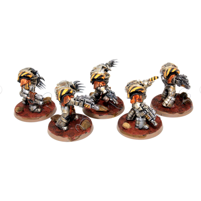 Warhammer Space Marines Horus Heresy Legion Cataphractii Terminator Squad Well Painted JYS98 - Tistaminis