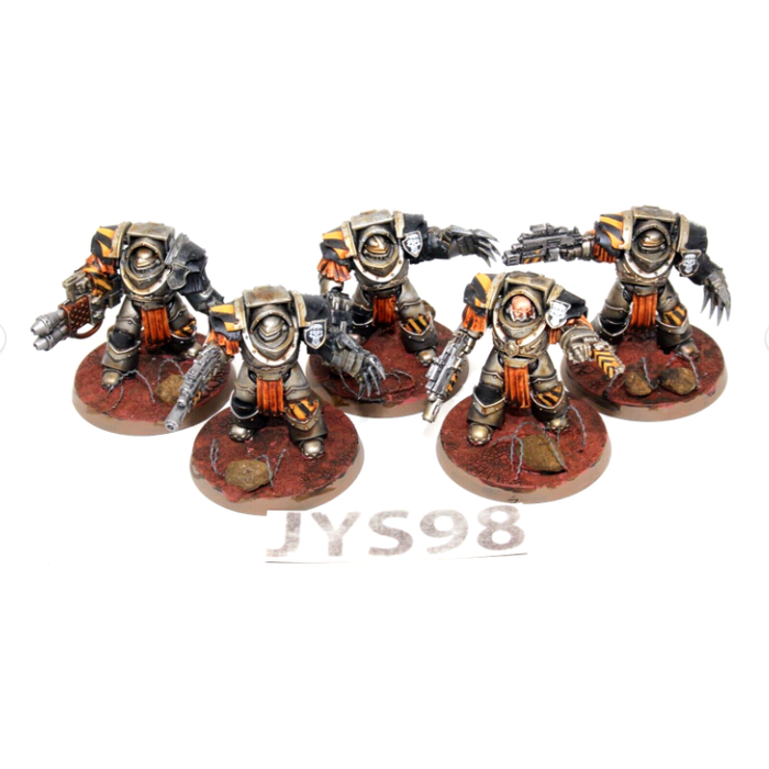 Warhammer Space Marines Horus Heresy Legion Cataphractii Terminator Squad Well Painted JYS98 - Tistaminis