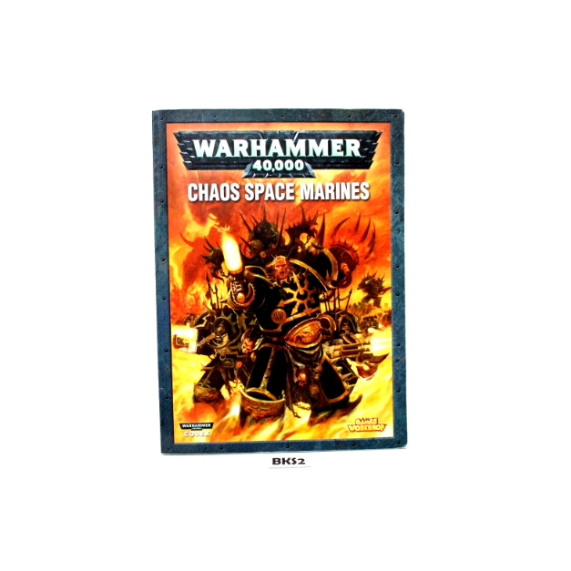 Warhammer Chaos Space Marines Codex - Previous Edition - BKS2 - Tistaminis