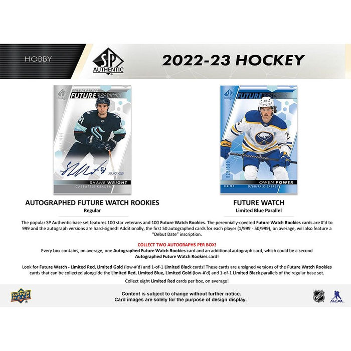 2023-2024 UPPER DECK SP AUTHENTIC HOCKEY - Tistaminis