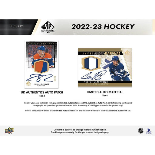 2023-2024 UPPER DECK SP AUTHENTIC HOCKEY - Tistaminis