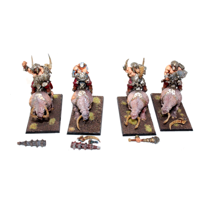 Warhammer Ogre Kingdoms Mournfang Pack Well Painted JYS9