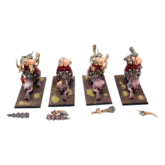 Warhammer Ogre Kingdoms Mournfang Pack Well Painted JYS9