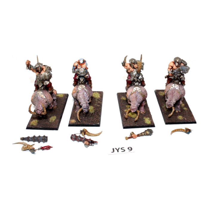 Warhammer Ogre Kingdoms Mournfang Pack Well Painted JYS9