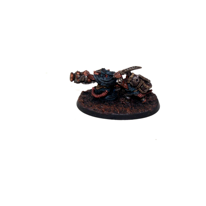 Warhammer Skaven Flame Thrower Team Metal Well Painted A10