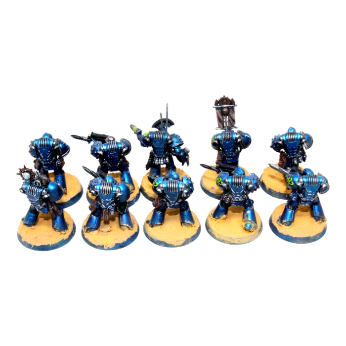 Warhammer Chaos Space Marines Horus Heresy Tactical Marines Well Painted A23