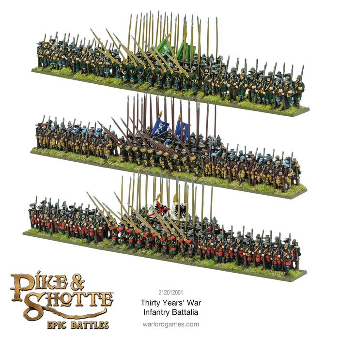 Pike and Shotte Epic Battles - Thirty Years War Infantry Battalia New - Tistaminis